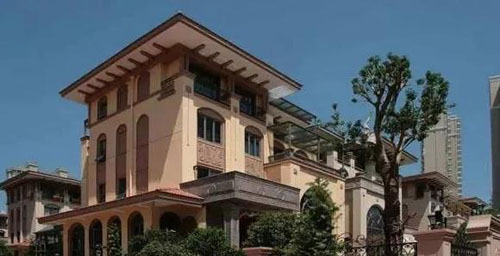 在農(nóng)村小別墅用真石漆裝修外墻,效果圖美絕了